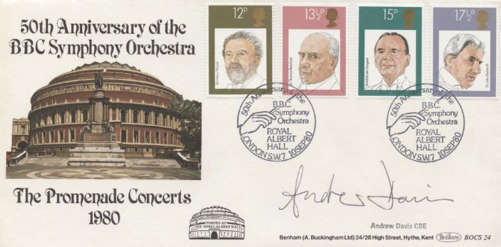 British Conductors, Signed Cover