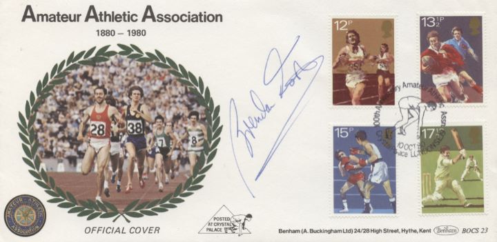 Sports Centenaries, Signed Cover