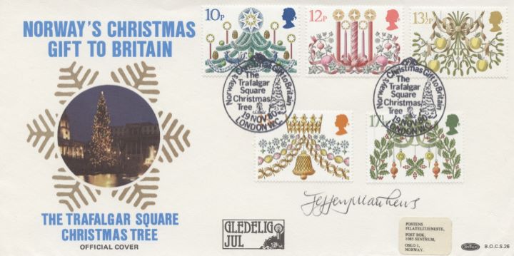 Christmas 1980, Signed Cover