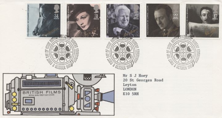 British Film Year, Special Handstamps