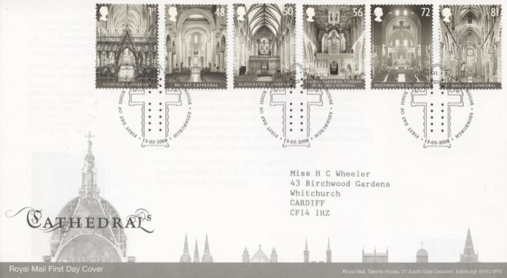 Cathedrals, Special Handstamp