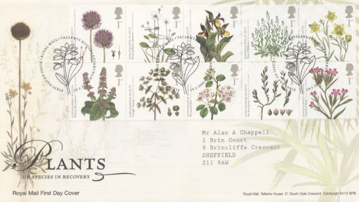 Plants, Special Handstamp