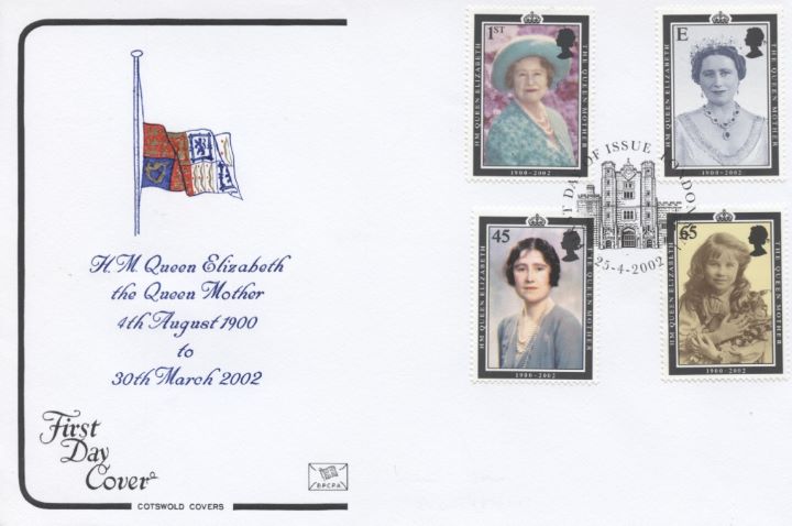 The Queen Mother - In Memoriam, Royal Standard at half mast