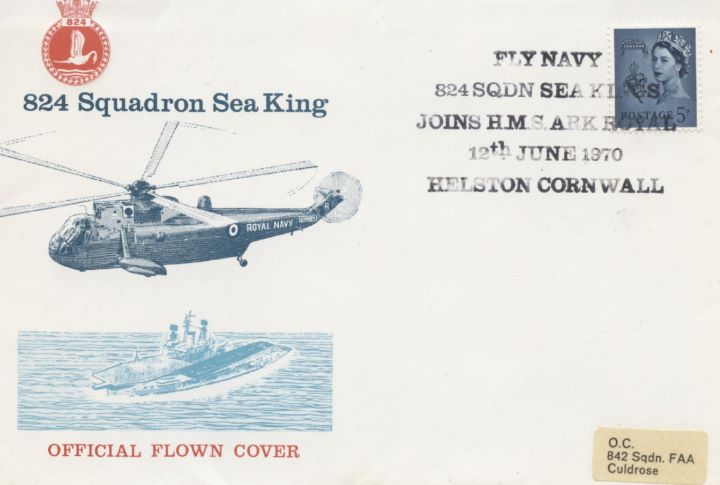 Official Flown Cover, 809 Squadron Buccaneer