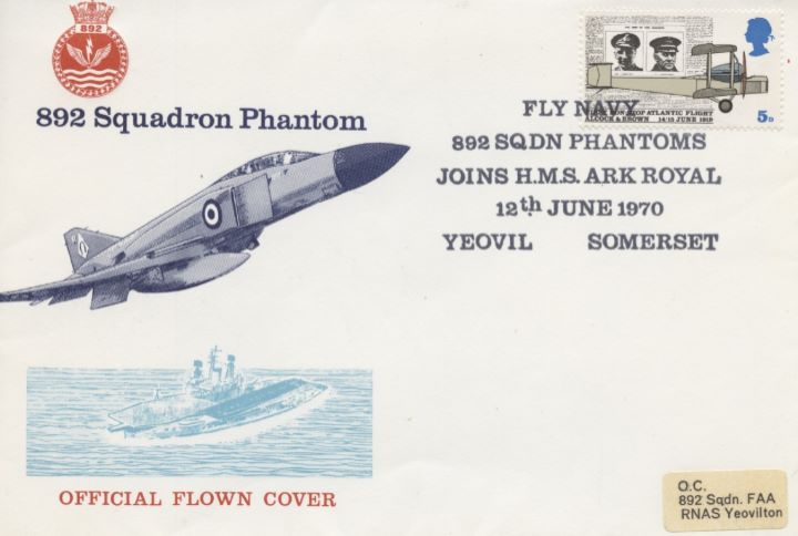 Official Flown Cover, 809 Squadron Buccaneer