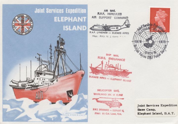 Joint Services Expedition, Elephant Island