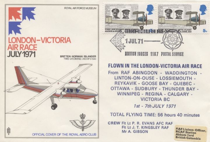 London-Victoria Air Race, Britten-Norman Islander