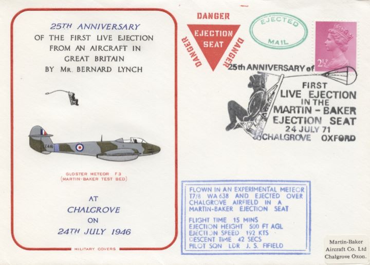 25th Anniversary, First Live Ejection from Aircraft in GB