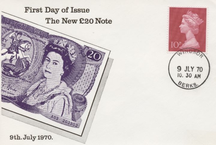 First Day of Issue, The New £20 Note