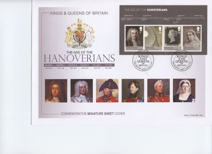 Hanoverians, Miniature Sheet