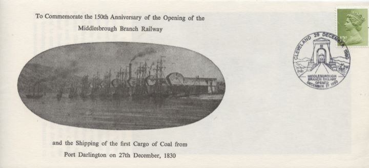 150th Anniversary, Middlesborough Branch Railway