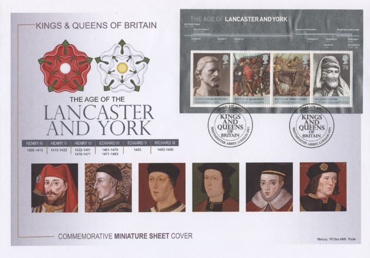 Lancaster & York, Miniature Sheet