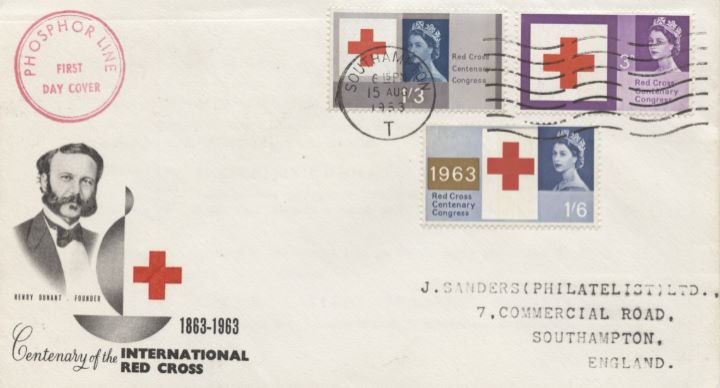 Red Cross Centenary (Phosphor), Henry Dunant