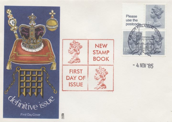 Vending: New Design: 50p Pillar Box (1p Discount), Coronation Regalia