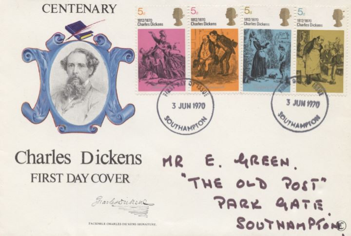 Literary Anniversaries 1970, Charles Dickens
