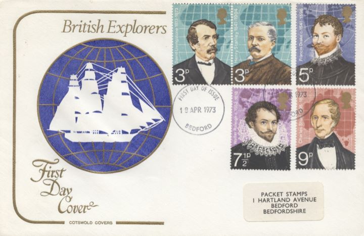 British Explorers, Ship on Globe