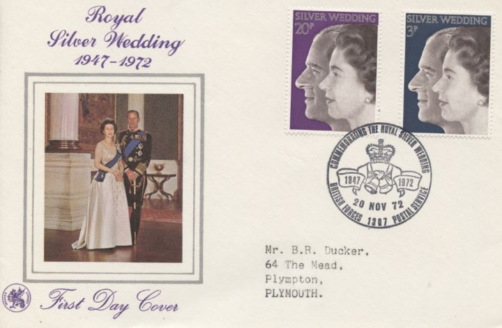 Silver Wedding 1972, Queen & Duke of Edinburgh