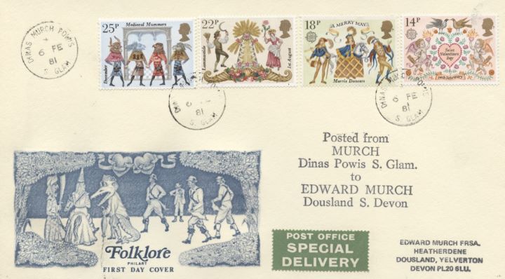 Folklore, CDS Postmarks