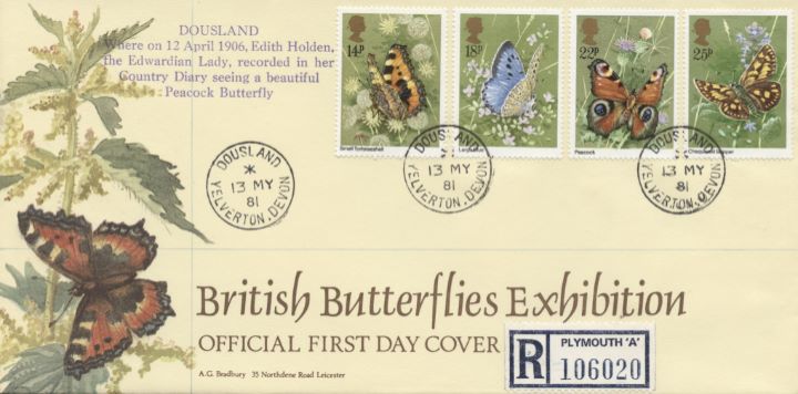 Butterflies, CDS Postmarks