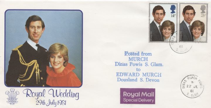 Royal Wedding 1981, Murch Pstmk