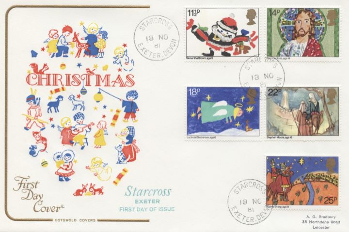 Christmas 1981, CDS Postmarks