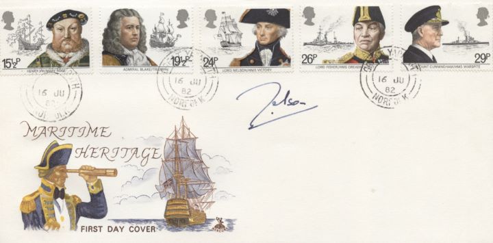 Maritime Heritage, Signed cover