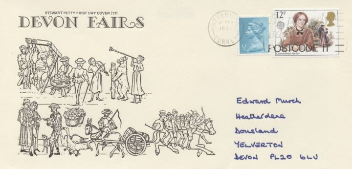 Devon Fairs, Jane Eyre Stamp