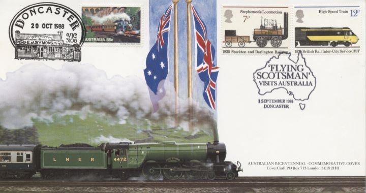 Double Dated Cover, Austalian Bicentenary