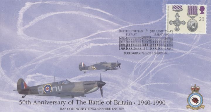 Battle of Britain Flypast, Spitfire and Hurricane