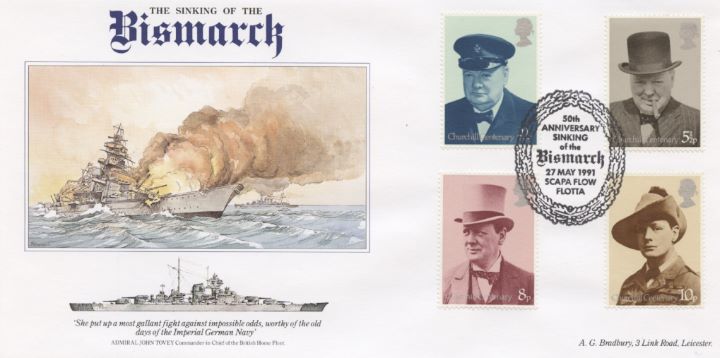 Bismarck, 50th Anniv. Sinking of the Bismarck