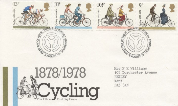 Cycling Centenaries, Post Office Covers