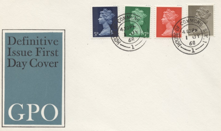 Machins: 5d, 7d, 8d, 10d, New Definitives