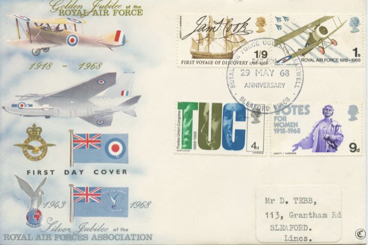 British Anniversaries, Royal Air Force | First Day Cover / BFDC