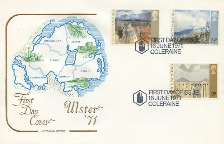 Ulster '71 Paintings, Map of Ulster