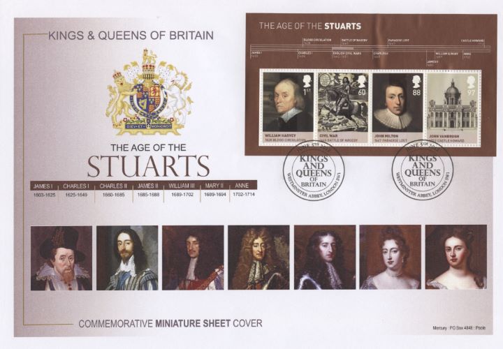 Stuarts, Miniature Sheet