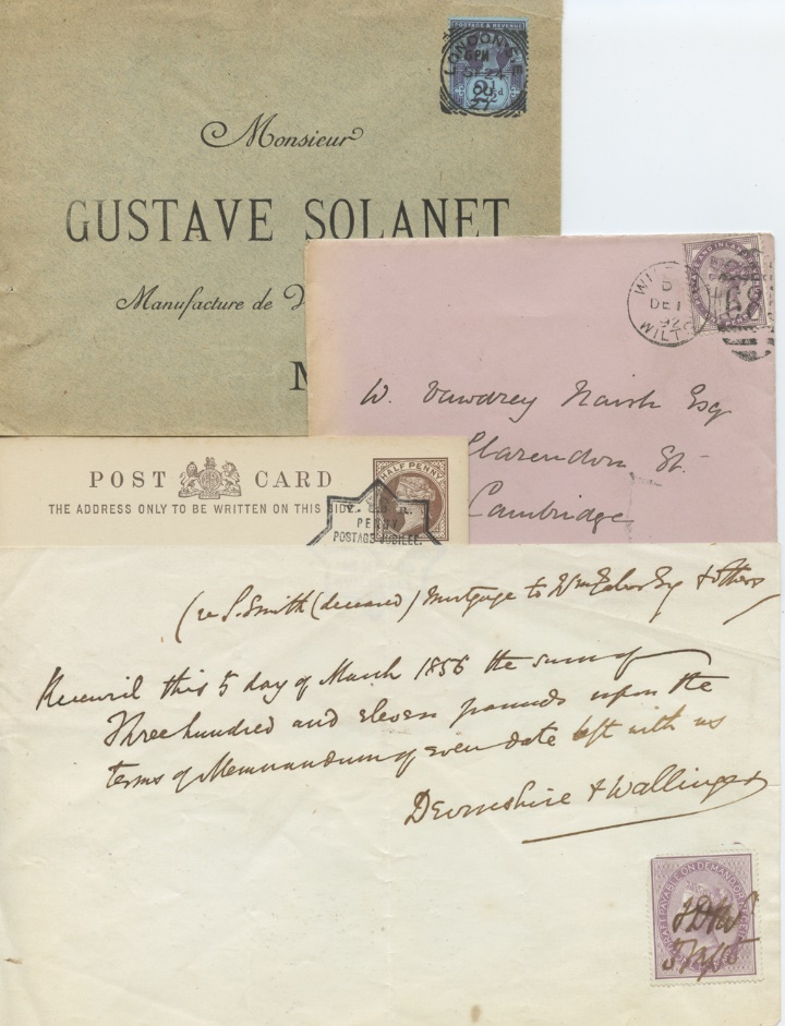 Victoria Collection No 3, Collection of Postal History covers