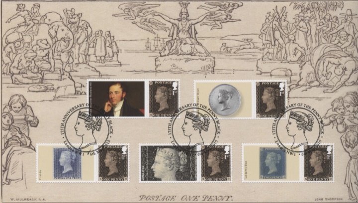 Penny Black: Generic Sheet, W Mulready