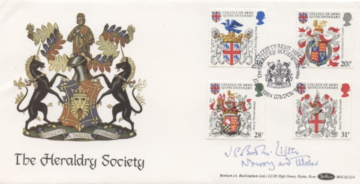 Heraldry, Signed covers