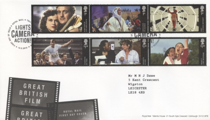 Great British Films, Film Strips | First Day Cover / BFDC