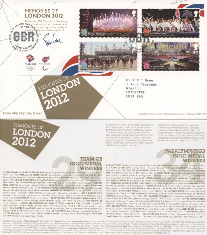 Memories of London 2012: Miniature Sheet, London 2012