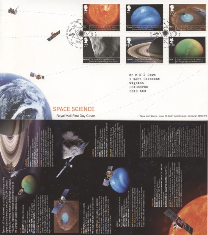 Space Science The Earth First Day Cover BFDC