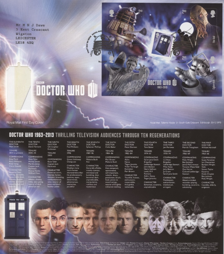 Doctor Who: Miniature Sheet, The Tardis