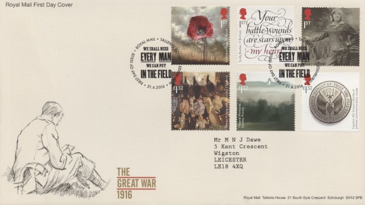 The Great War, Soldier writing home