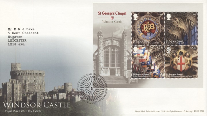 Windsor Castle: Miniature Sheet, St George's Chapel