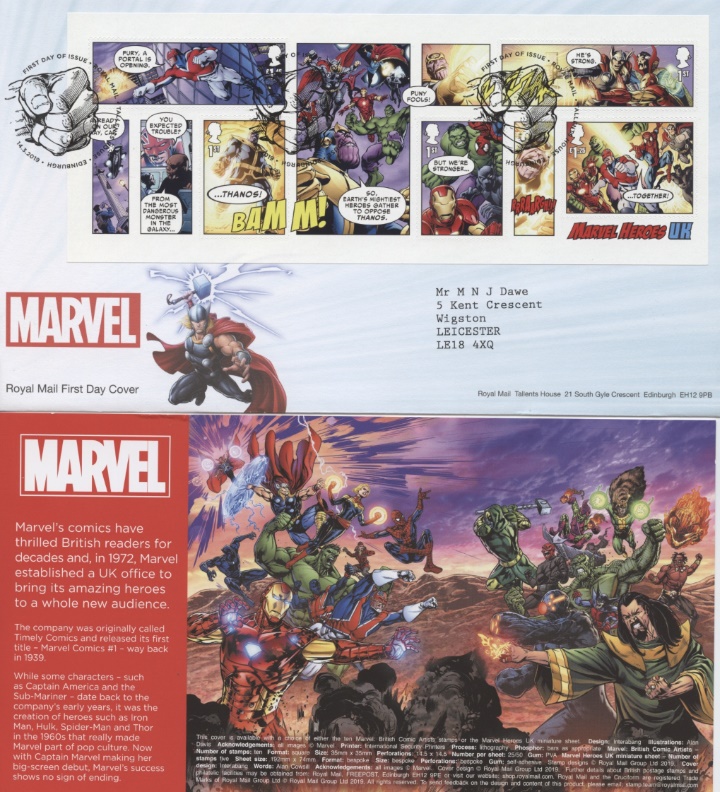 Marvel: Miniature Sheet, Thor