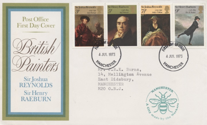 British Paintings 1973, Manchester Bee Cachet