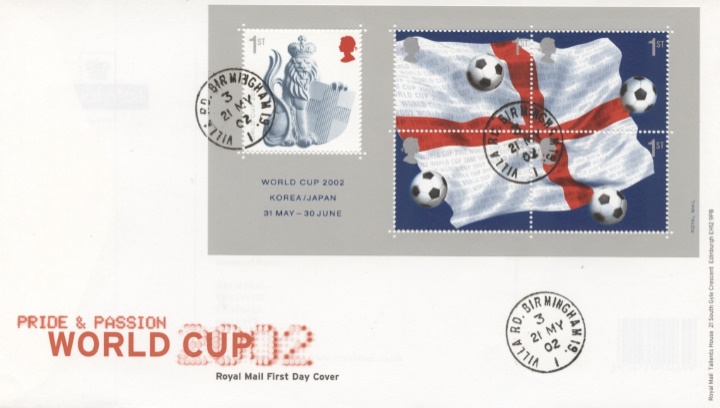 World Cup: Miniature Sheet, Rare CDS Postmark