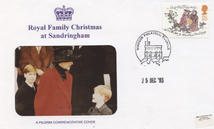 Royal Family Christmas, Princess Diana, William & Harry