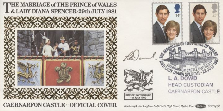 Royal Wedding 1981, Signed by Head Custodian