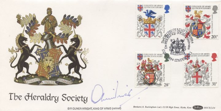 Heraldry, Signed covers